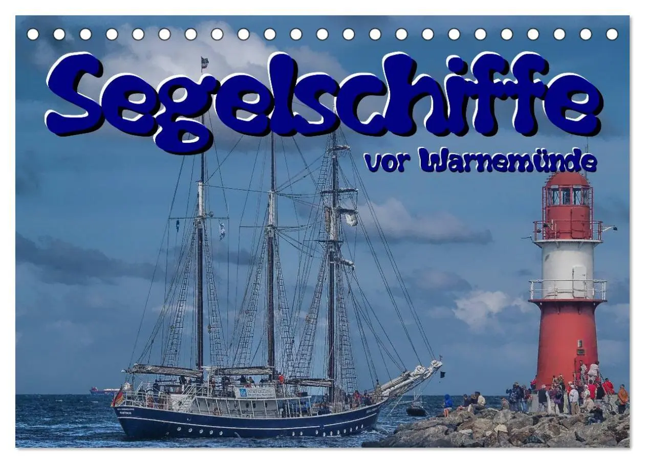 Cover: 9783516158434 | Segelschiffe vor Warnemünde (Tischkalender 2026 DIN A5 quer),...