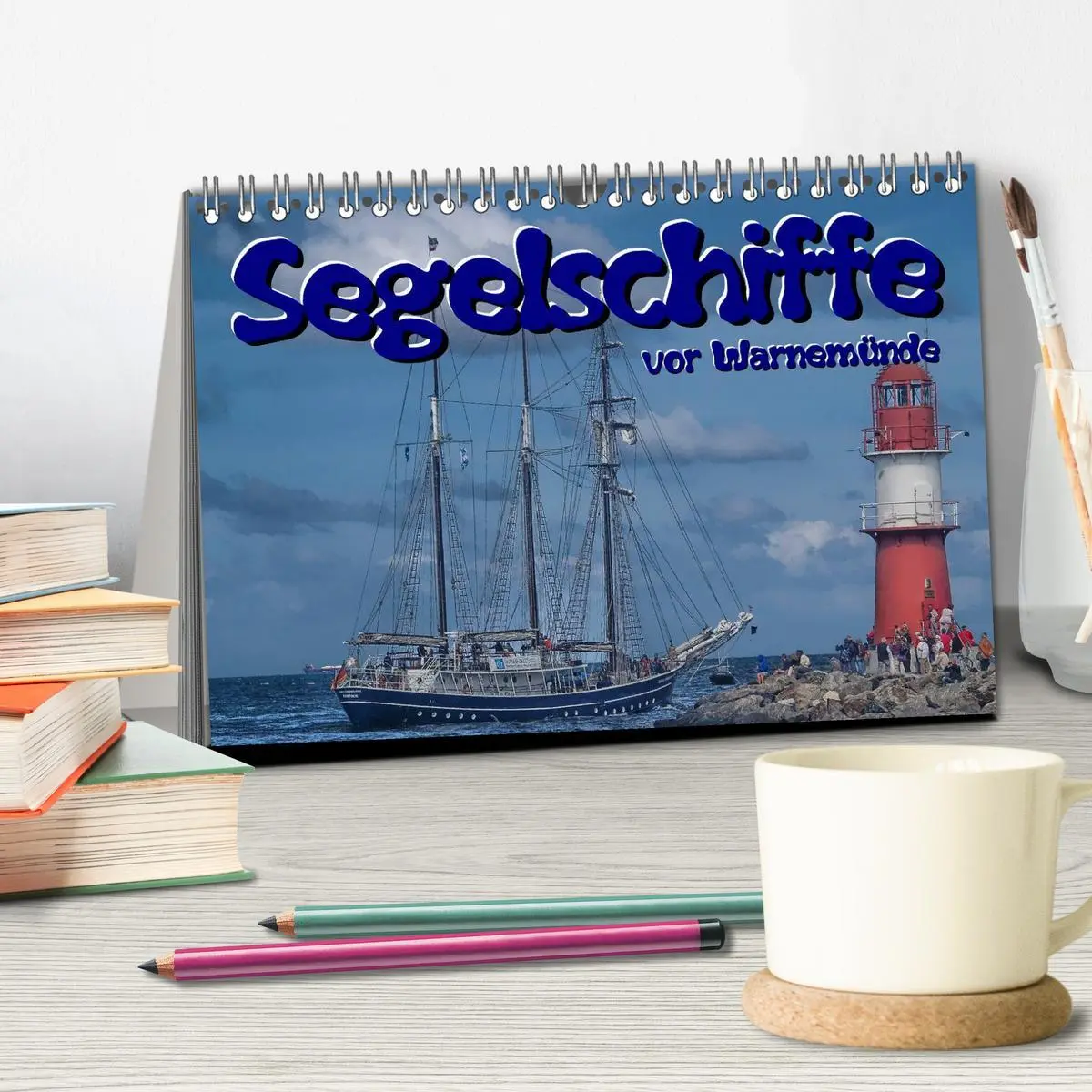 Bild: 9783516158434 | Segelschiffe vor Warnemünde (Tischkalender 2026 DIN A5 quer),...