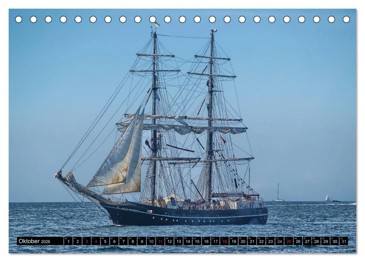Bild: 9783516158434 | Segelschiffe vor Warnemünde (Tischkalender 2026 DIN A5 quer),...