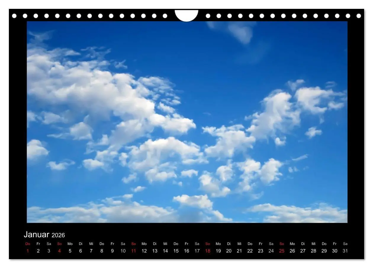 Bild: 9783516228434 | Wolkenbilder (Wandkalender 2026 DIN A4 quer), CALVENDO Monatskalender