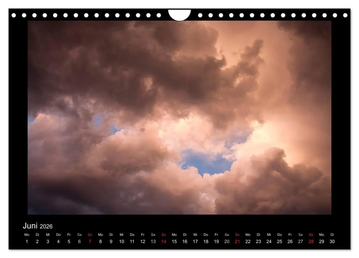 Bild: 9783516228434 | Wolkenbilder (Wandkalender 2026 DIN A4 quer), CALVENDO Monatskalender