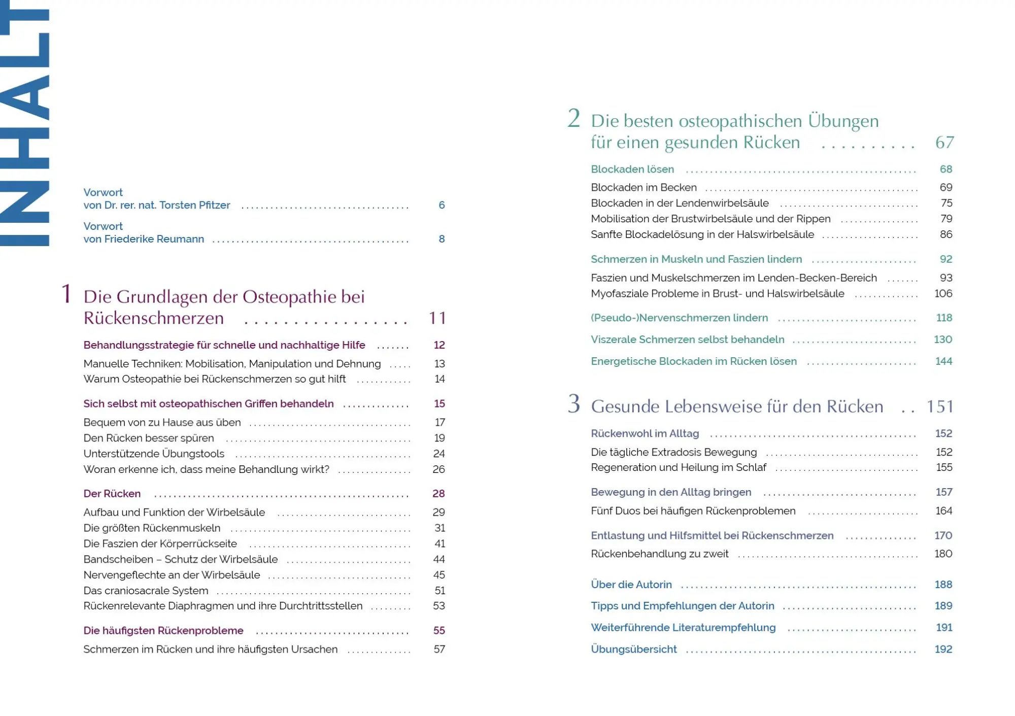 Bild: 9783742328434 | Osteopathie für zu Hause - Rücken | Friederike Reumann | Taschenbuch