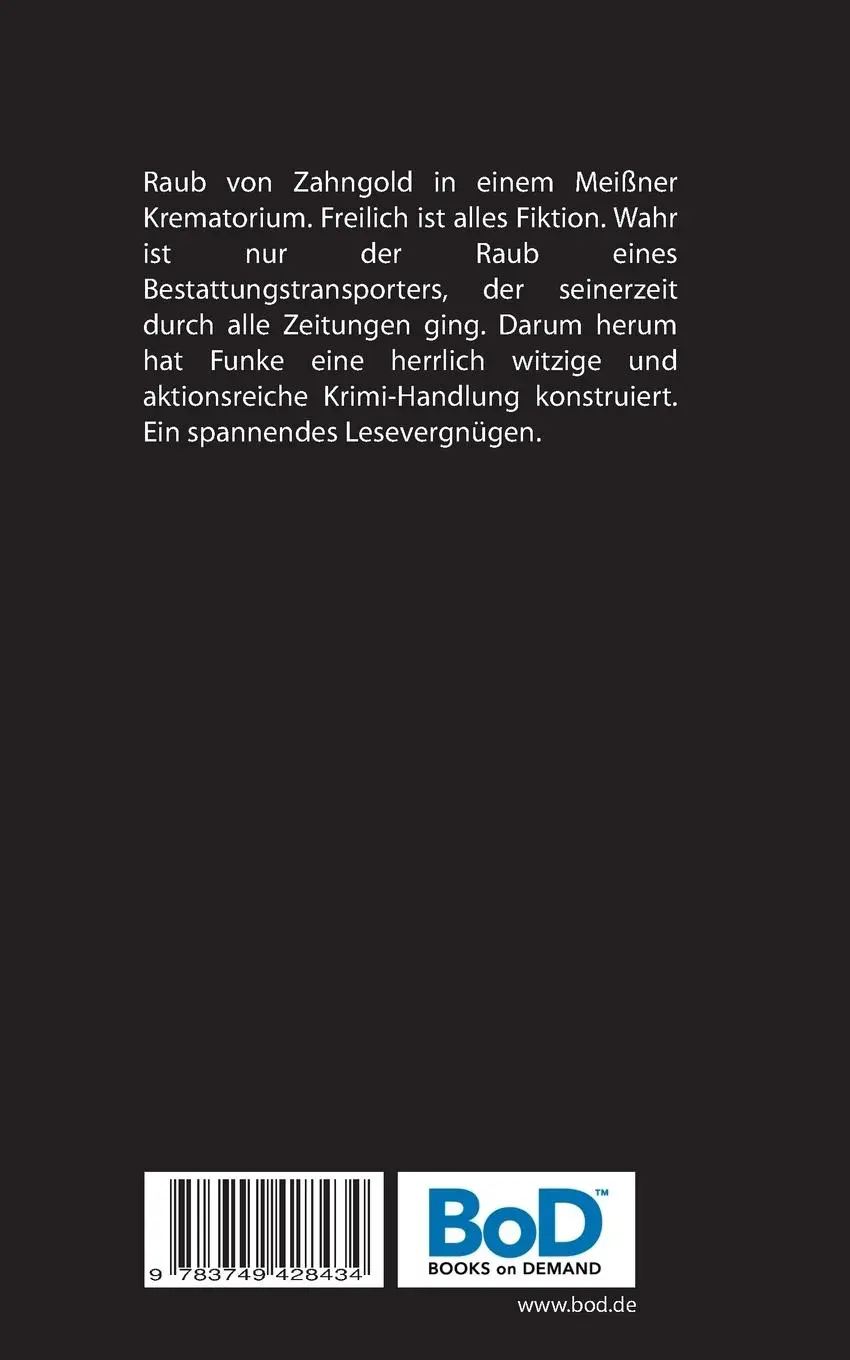 Rückseite: 9783749428434 | Jacek Boehlich und das Gold der Toten | Klaus Funke | Taschenbuch
