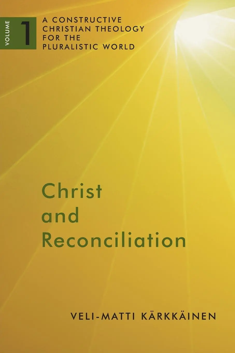 Cover: 9780802868534 | Christ and Reconciliation | Veli-Matti Karkkainen | Taschenbuch | 2013