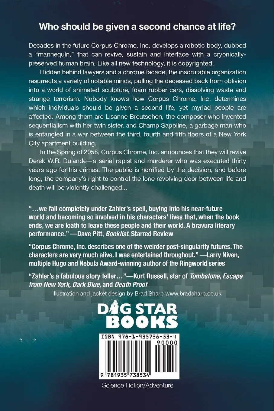 Rückseite: 9781935738534 | Corpus Chrome, Inc. | S. Craig Zahler | Taschenbuch | Englisch | 2014