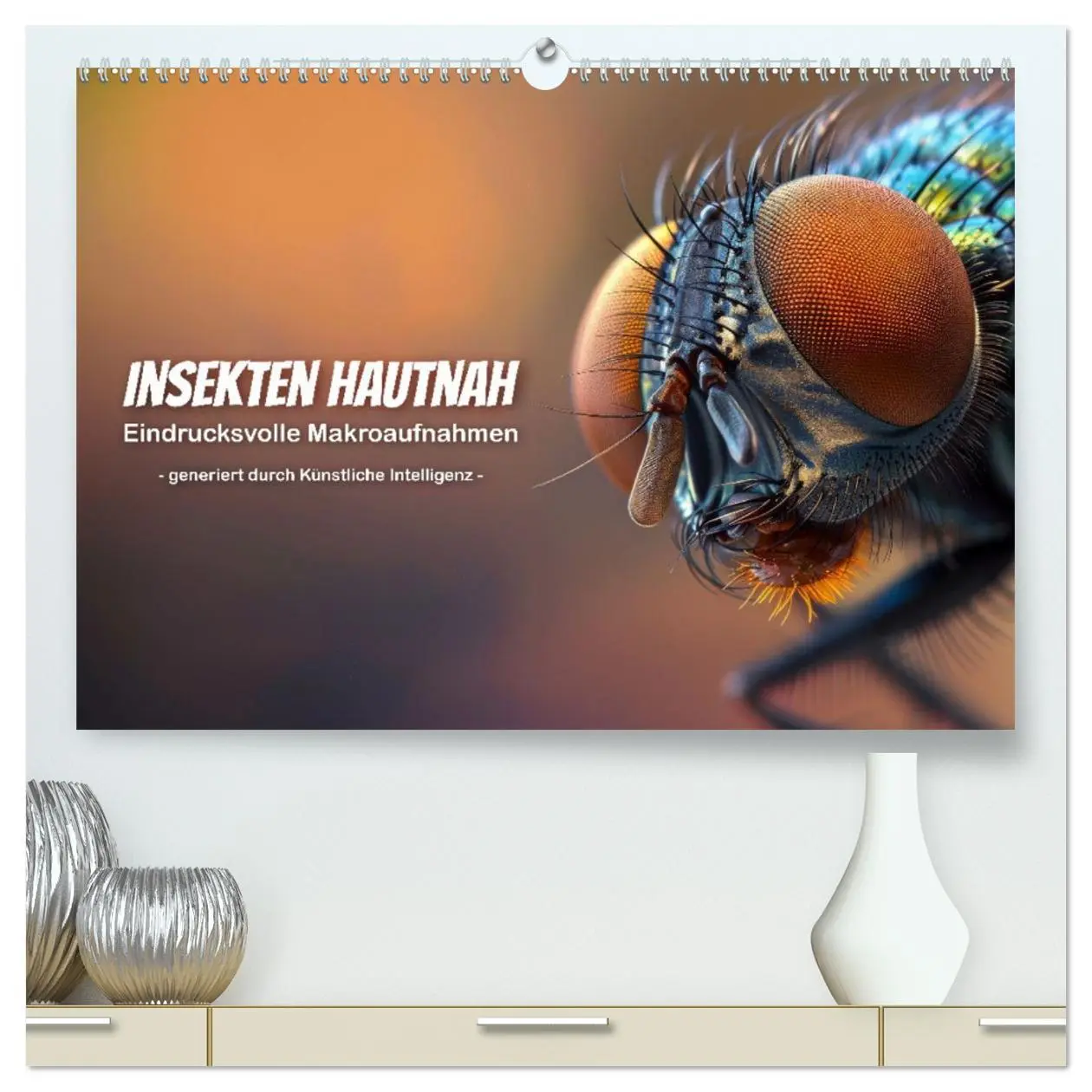 Cover: 9783457438534 | Insekten hautnah (hochwertiger Premium Wandkalender 2026 DIN A2...