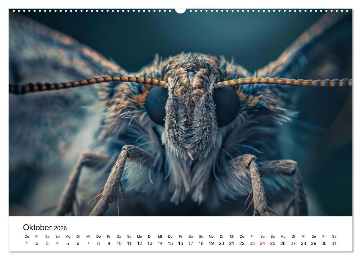 Bild: 9783457438534 | Insekten hautnah (hochwertiger Premium Wandkalender 2026 DIN A2...
