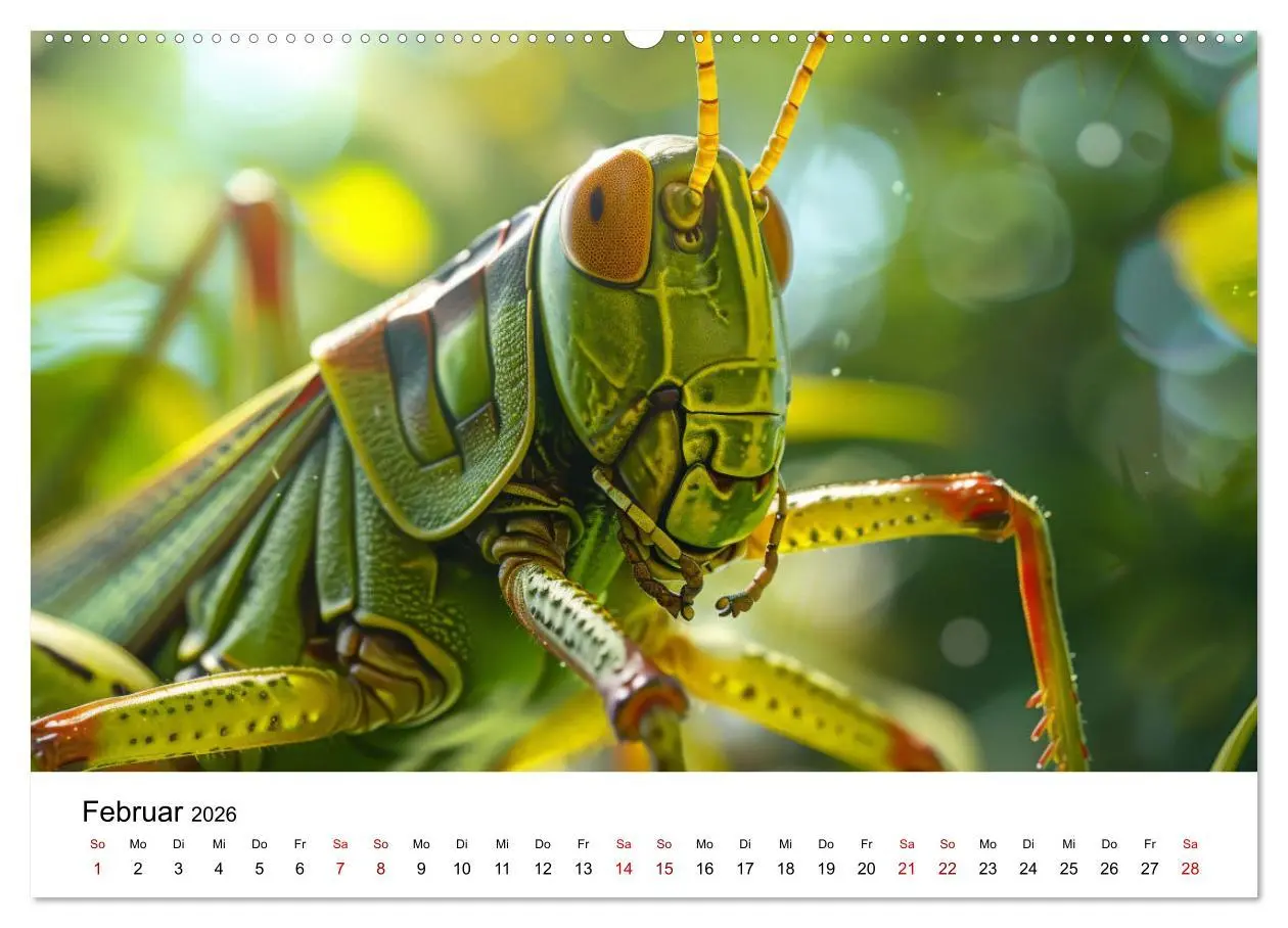 Bild: 9783457438534 | Insekten hautnah (hochwertiger Premium Wandkalender 2026 DIN A2...