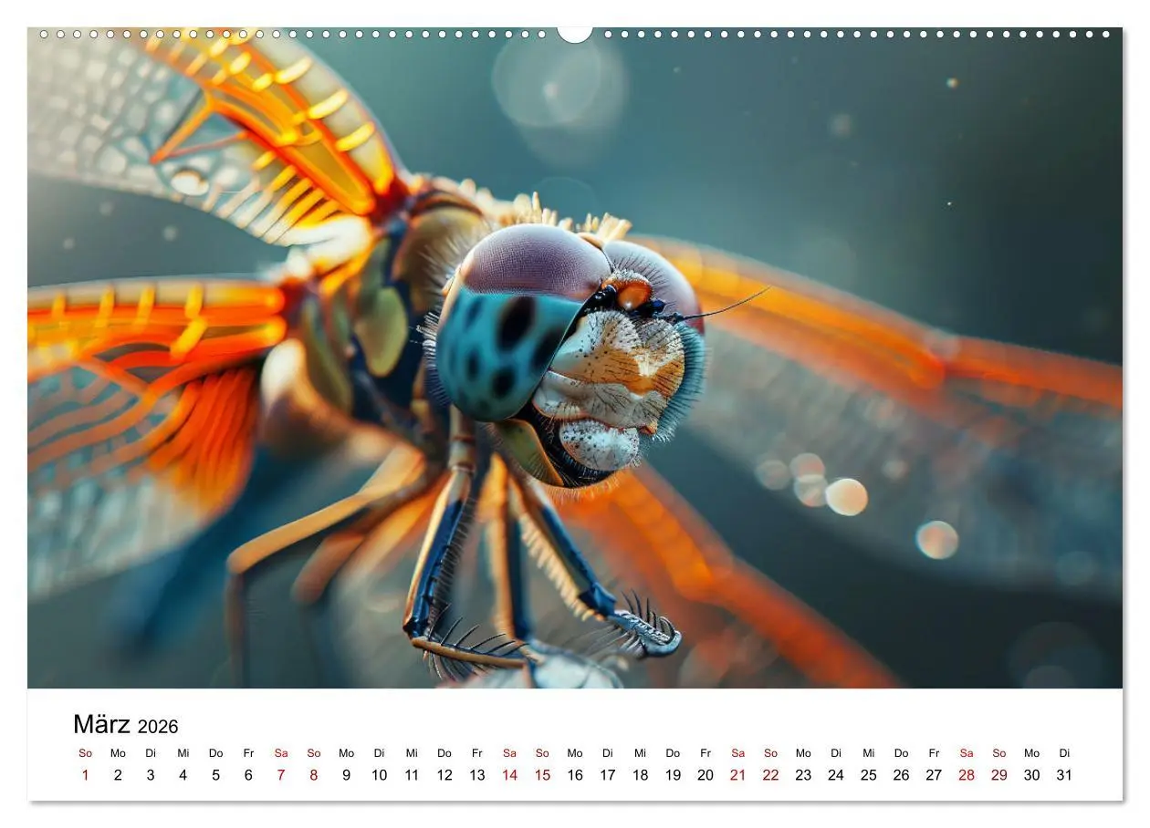 Bild: 9783457438534 | Insekten hautnah (hochwertiger Premium Wandkalender 2026 DIN A2...