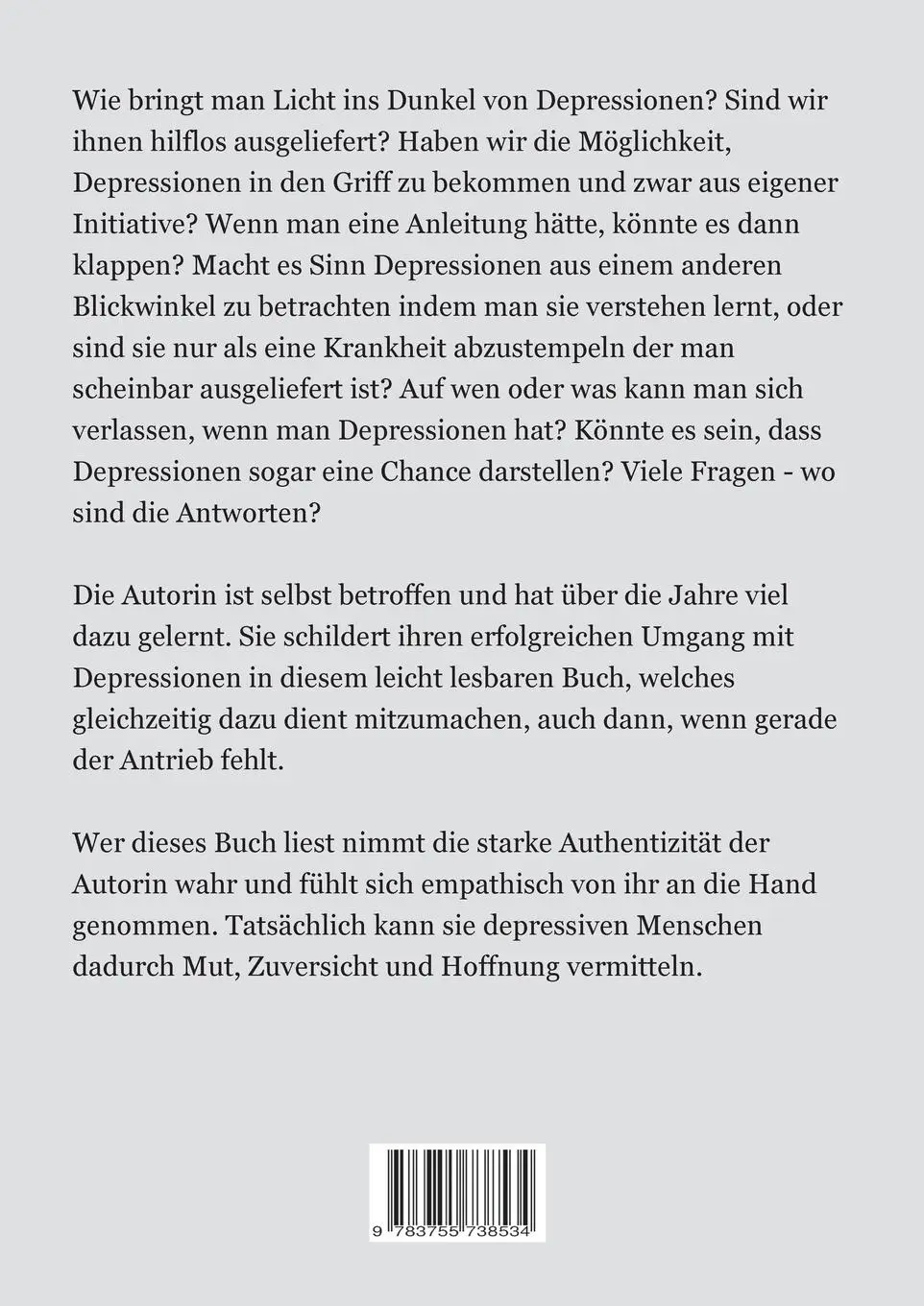 Rückseite: 9783755738534 | Meine Freundin Depressiva Band 1 | Michelle Sager | Taschenbuch | 2021