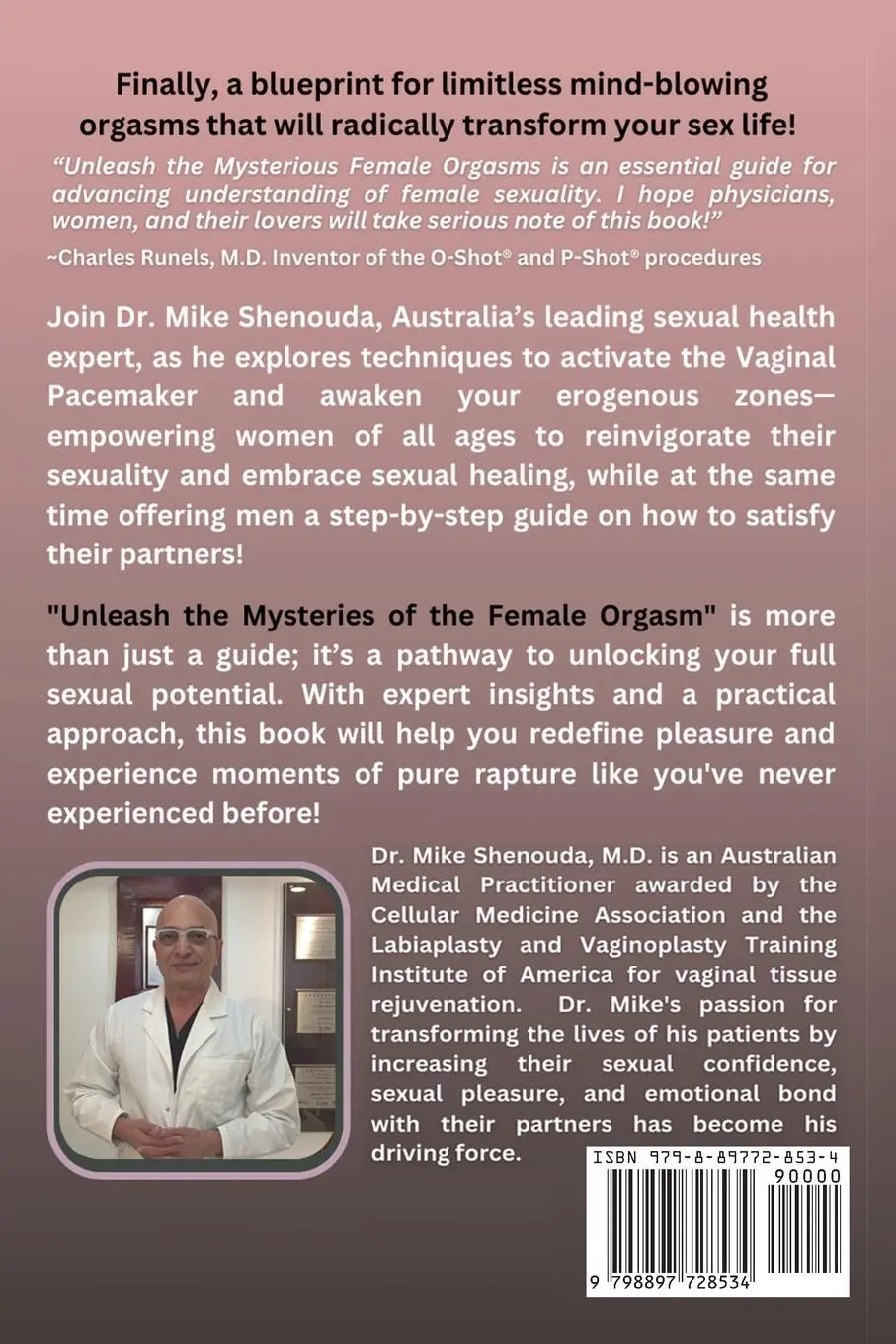 Rückseite: 9798897728534 | Unleash the Mysteries of Female Orgasms | Mike Shenouda | Taschenbuch