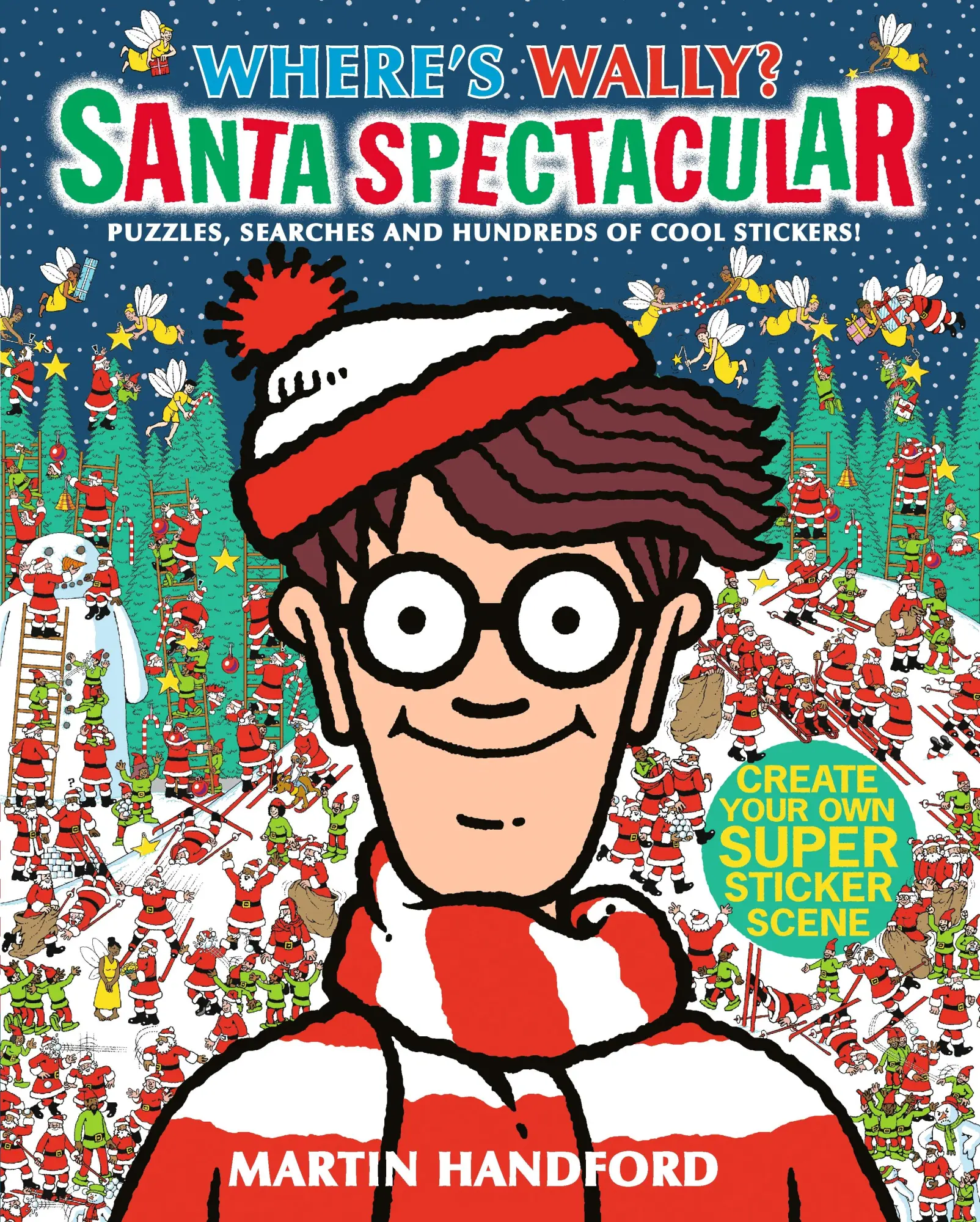 Cover: 9781406378634 | Where's Wally? Santa Spectacular Sticker Activity Book | Handford