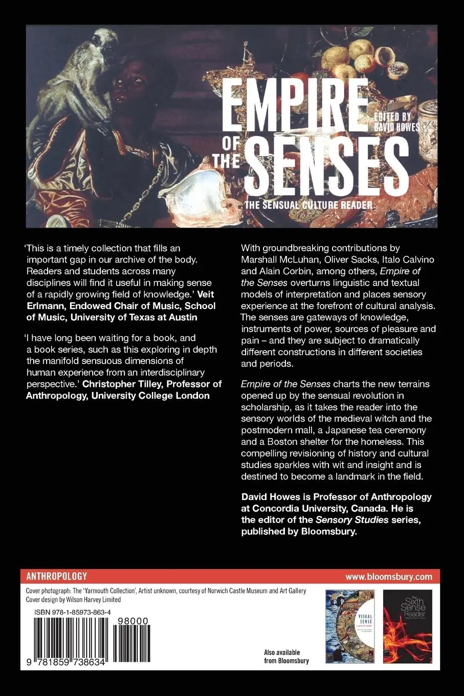 Rückseite: 9781859738634 | Empire of the Senses | The Sensual Culture Reader | David Howes | Buch