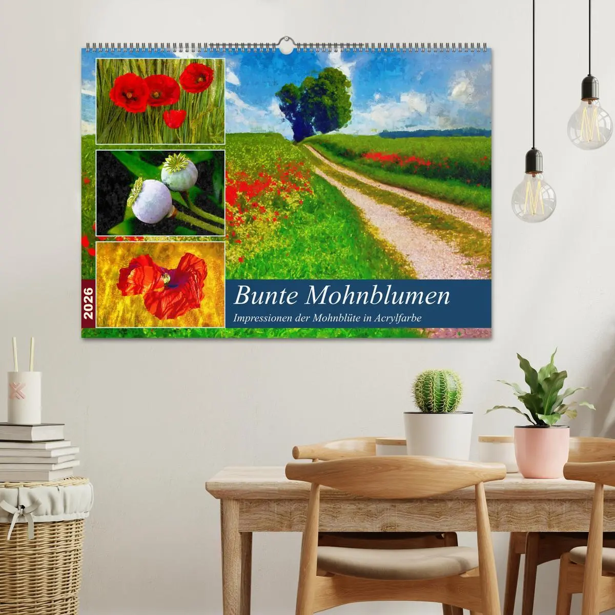 Bild: 9783457598634 | Bunte Mohnblumen - Impressionen der Mohnblüte in Acrylfarbe...