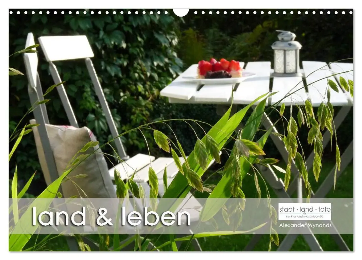 Cover: 9783457978634 | land und leben (Wandkalender 2026 DIN A3 quer), CALVENDO...