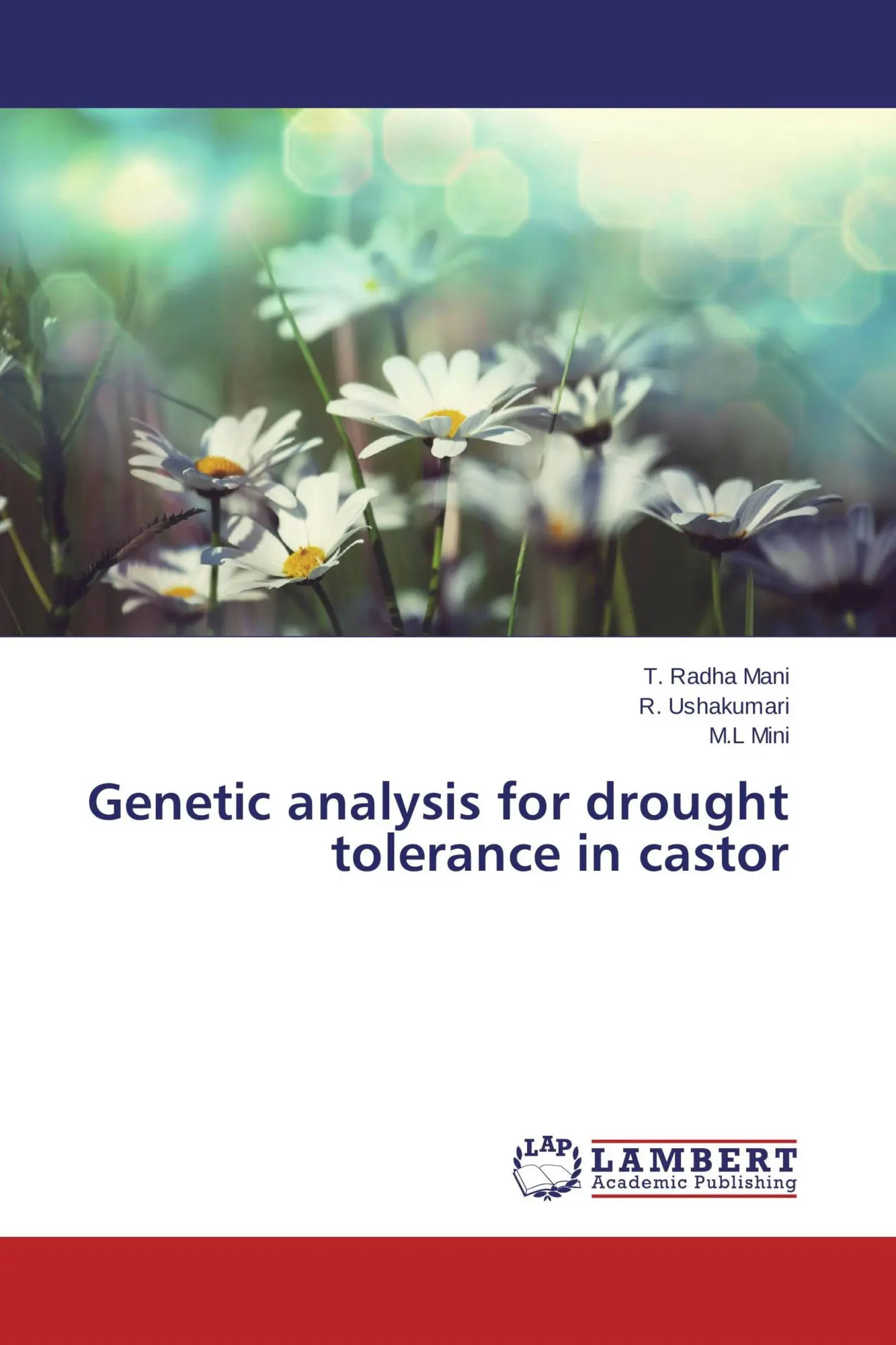 Genetic analysis for drought tolerance in castor