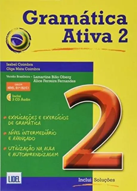 Cover: 9789727578634 | Gramatica Ativa 2 - Brazilian Portuguese course - with audio download