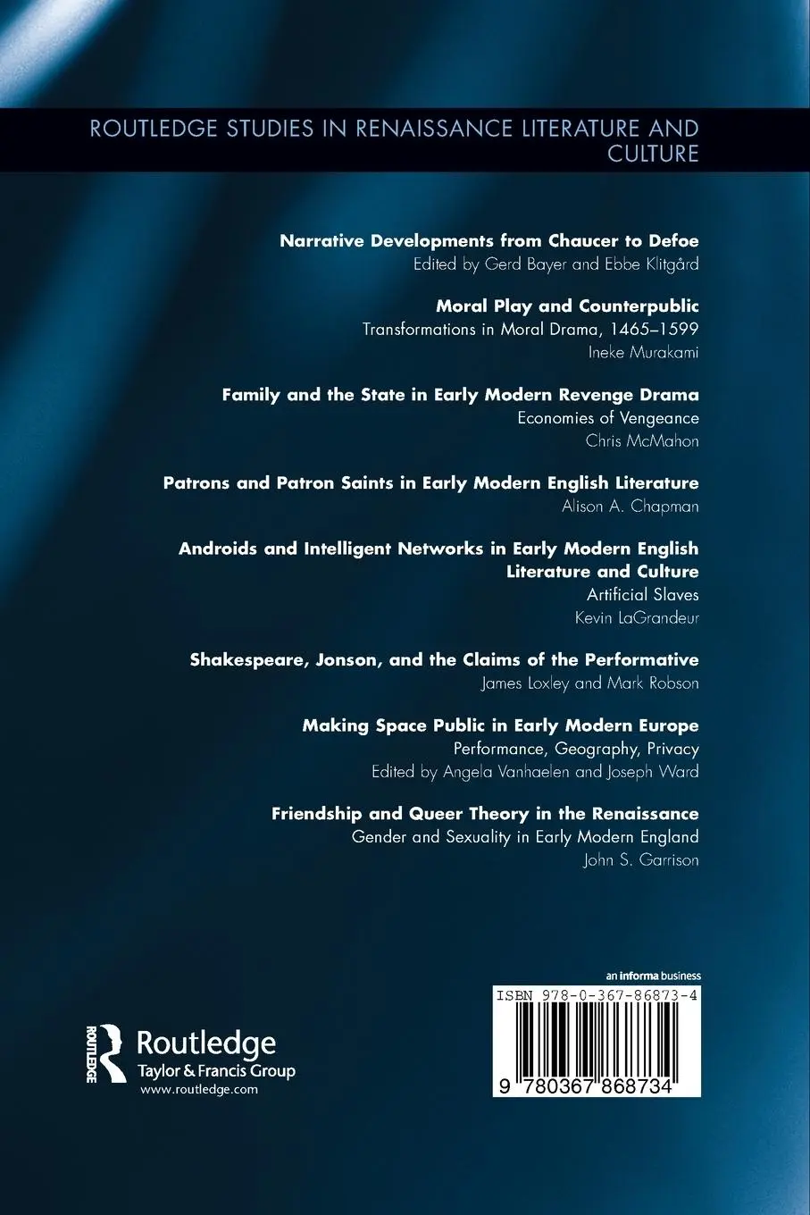 Rückseite: 9780367868734 | Friendship and Queer Theory in the Renaissance | John S. Garrison