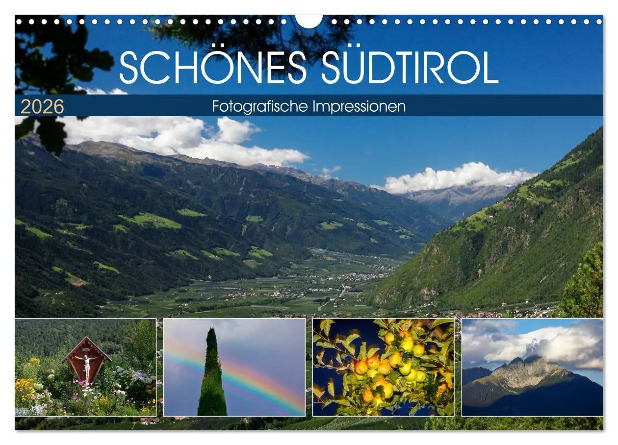 Cover: 9783457898734 | Schönes Südtirol (Wandkalender 2026 DIN A3 quer), CALVENDO...