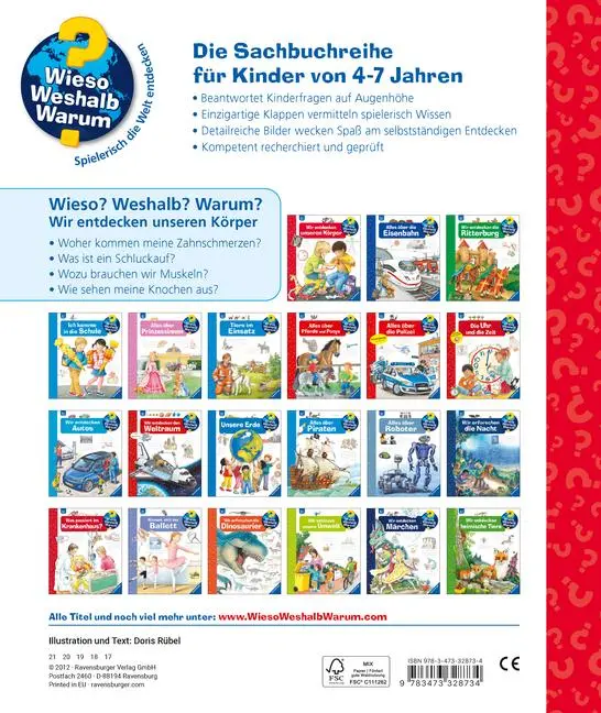 Bild: 9783473328734 | Wieso? Weshalb? Warum?, Band 1: Wir entdecken unseren Körper | Rübel