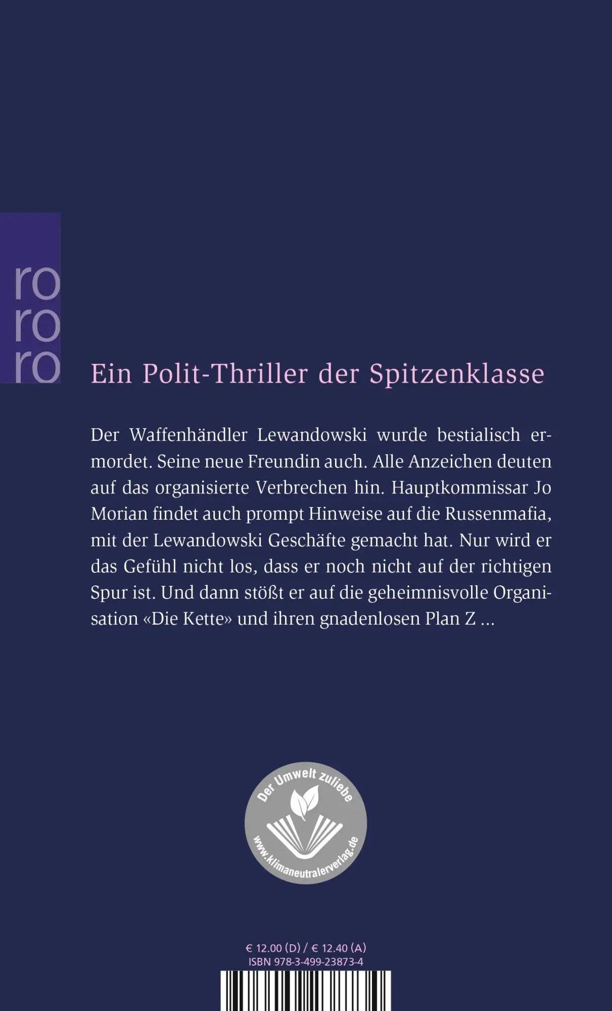 Rückseite: 9783499238734 | Die Kette | Wolfgang Kaes | Taschenbuch | 480 S. | Deutsch | 2005