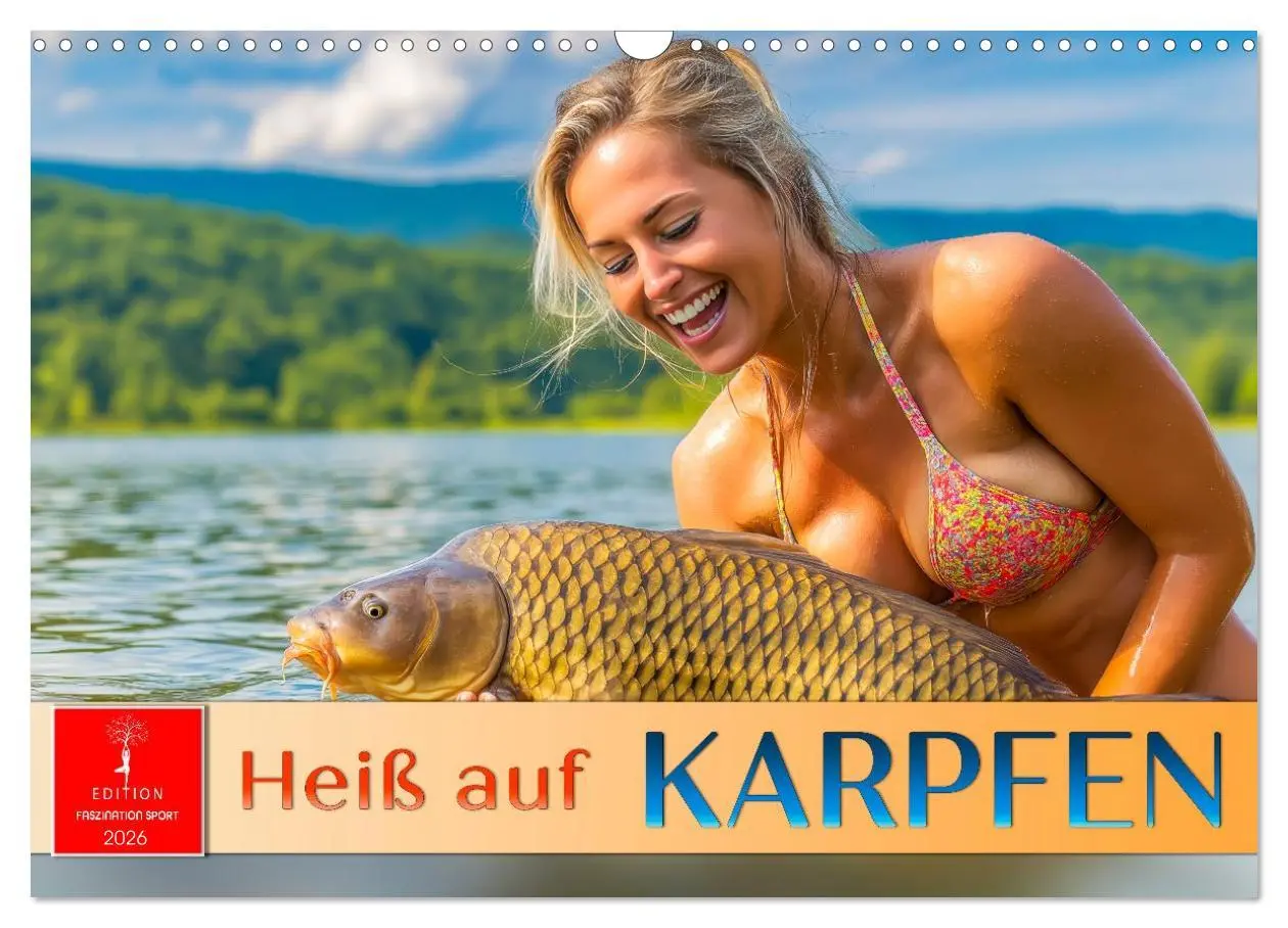 Cover: 9783516508734 | Heiß auf Karpfen (Wandkalender 2026 DIN A3 quer), CALVENDO...