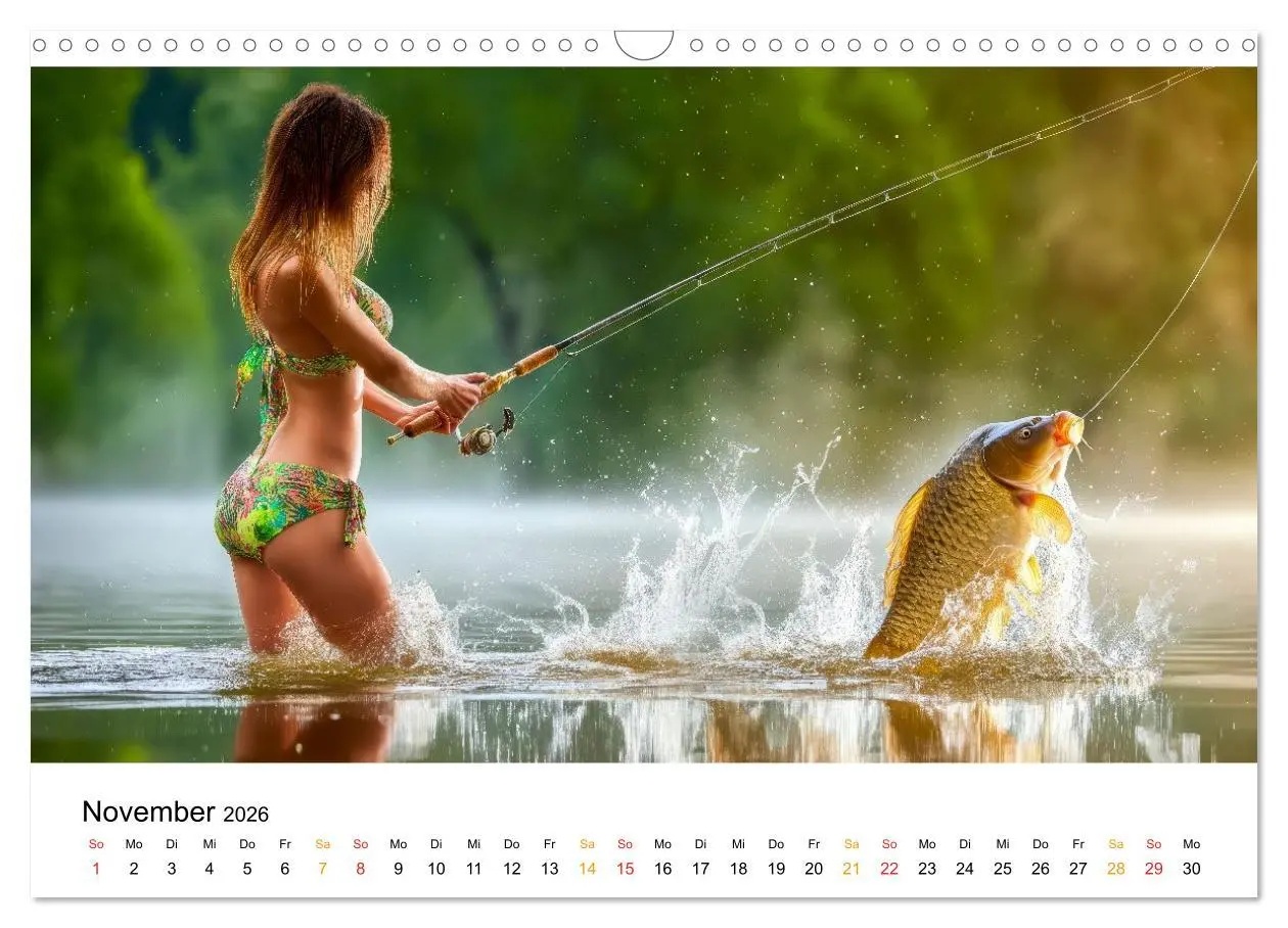 Bild: 9783516508734 | Heiß auf Karpfen (Wandkalender 2026 DIN A3 quer), CALVENDO...