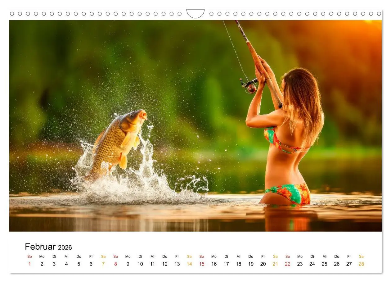 Bild: 9783516508734 | Heiß auf Karpfen (Wandkalender 2026 DIN A3 quer), CALVENDO...