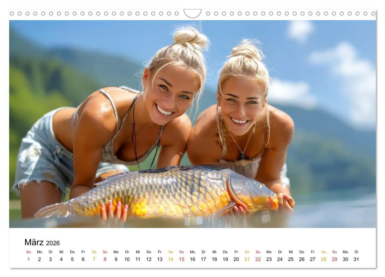 Bild: 9783516508734 | Heiß auf Karpfen (Wandkalender 2026 DIN A3 quer), CALVENDO...