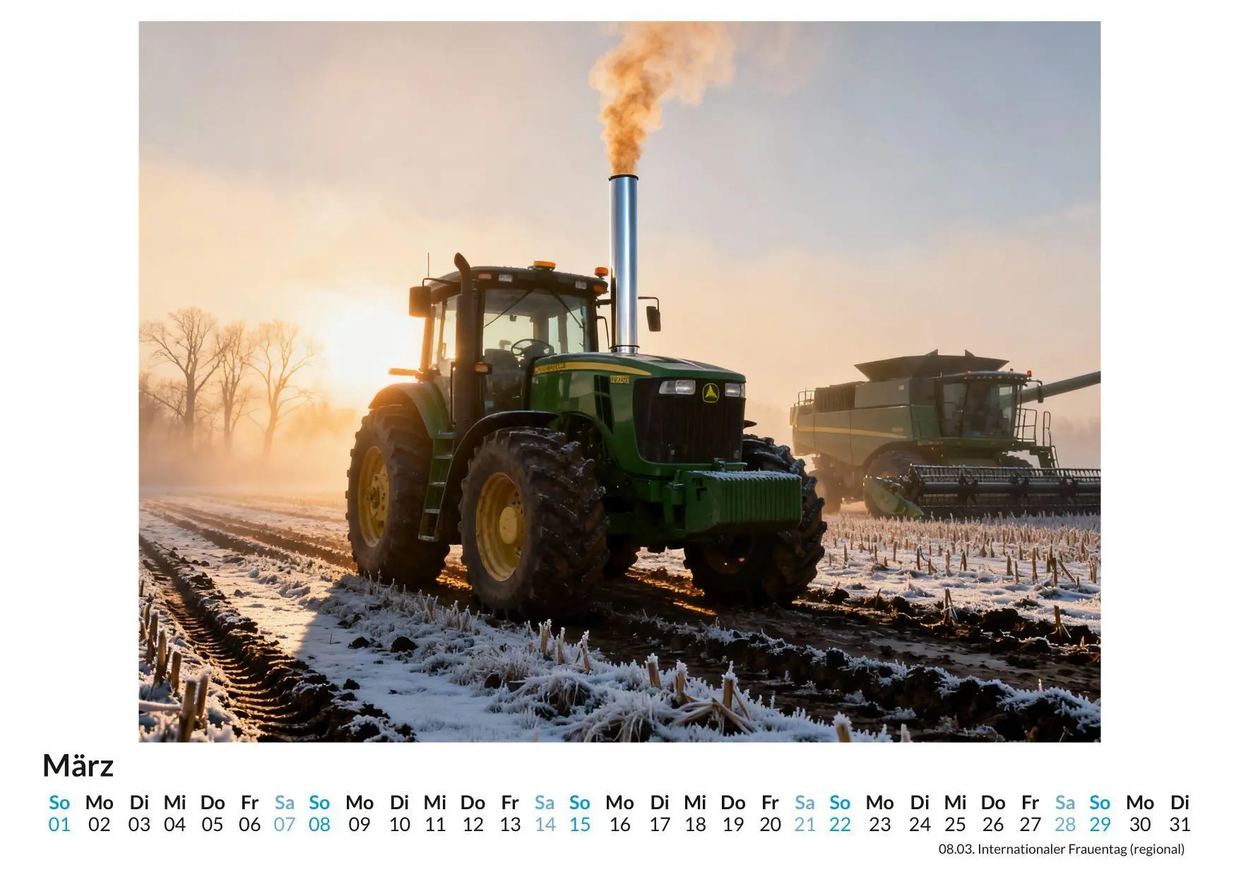 Bild: 9783695328734 | Traktoren &amp; Landmaschinen | Jakob Schmidt | Kalender | Deutsch | 2026