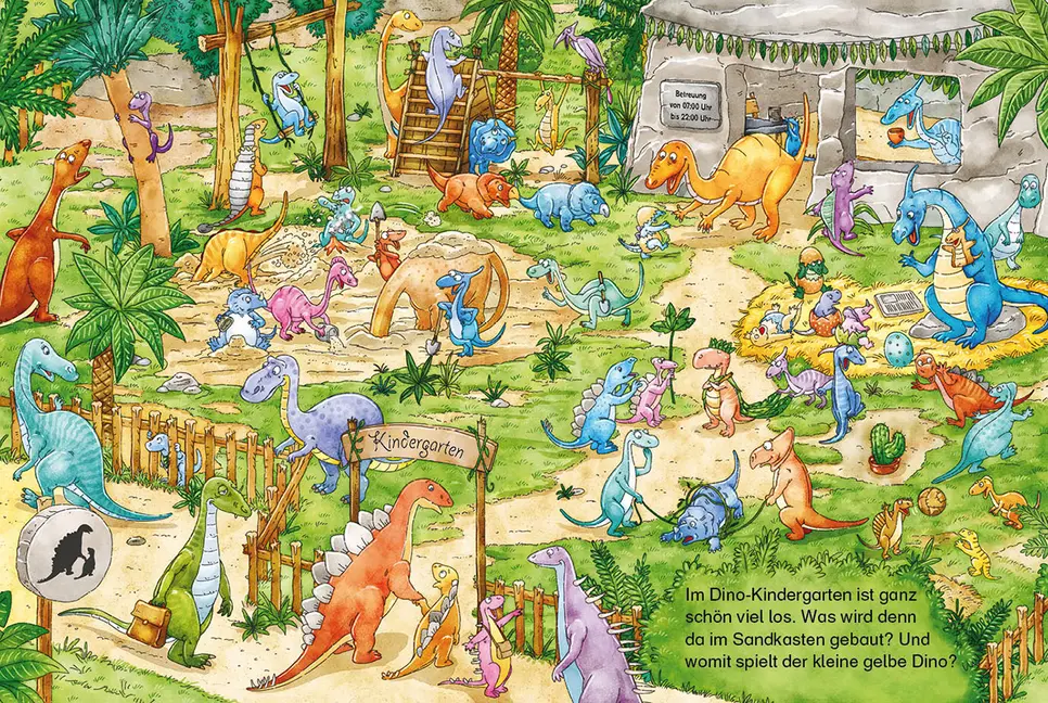 Bild: 9783785588734 | Mein Wimmel-Wendebuch - Finde den kleinen Dino! / Finde das blaue...