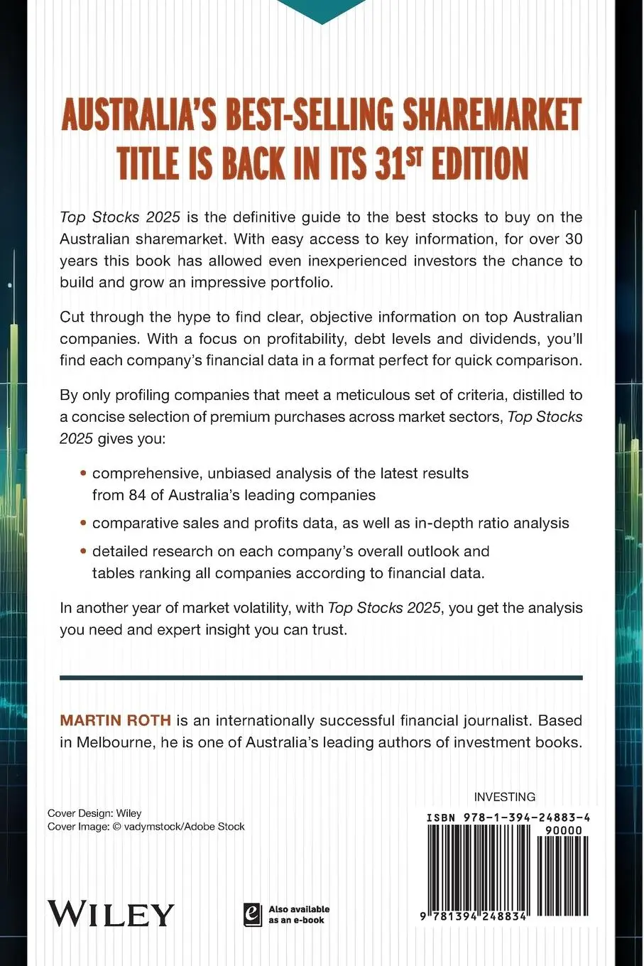 Rückseite: 9781394248834 | Top Stocks 2025 | A Sharebuyer's Guide to Leading Australian Companies