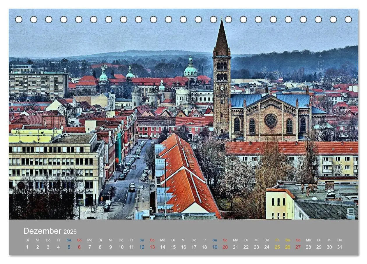 Bild: 9783457958834 | Potsdam von Oben (Tischkalender 2026 DIN A5 quer), CALVENDO...