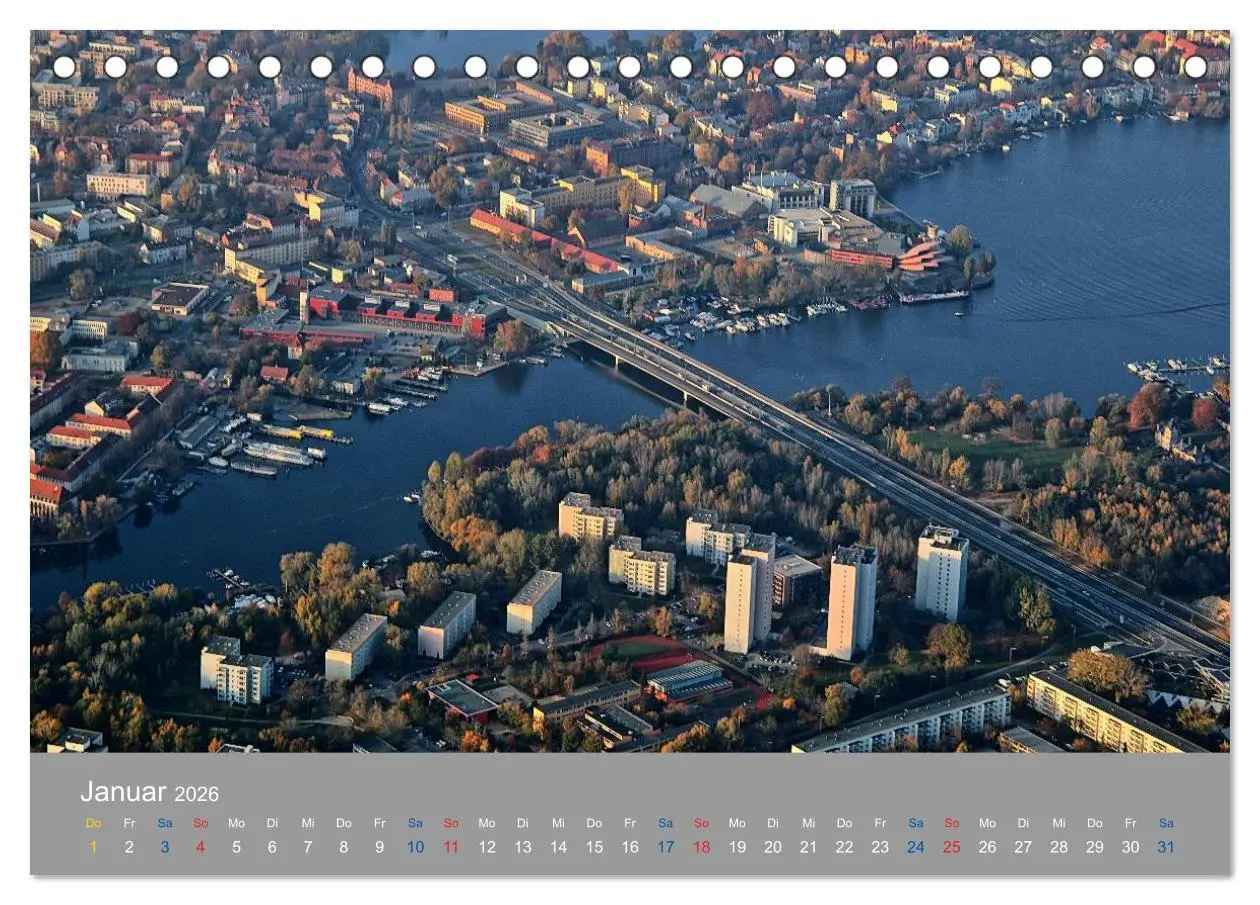 Bild: 9783457958834 | Potsdam von Oben (Tischkalender 2026 DIN A5 quer), CALVENDO...