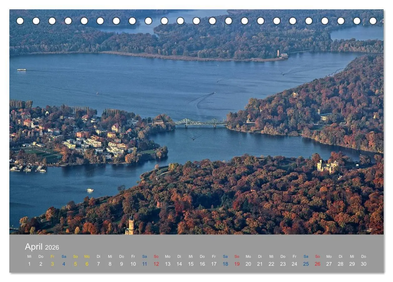 Bild: 9783457958834 | Potsdam von Oben (Tischkalender 2026 DIN A5 quer), CALVENDO...