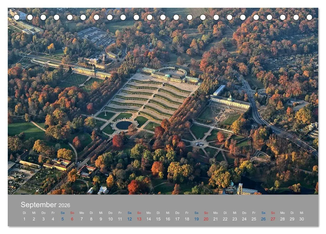 Bild: 9783457958834 | Potsdam von Oben (Tischkalender 2026 DIN A5 quer), CALVENDO...
