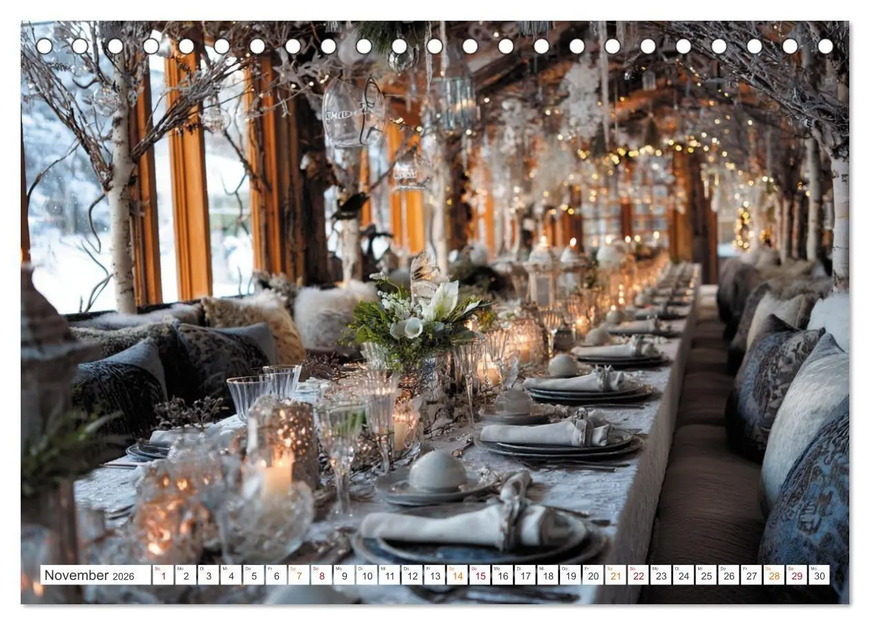 Bild: 9783516738834 | Kulinarische Eleganz (Tischkalender 2026 DIN A5 quer), CALVENDO...
