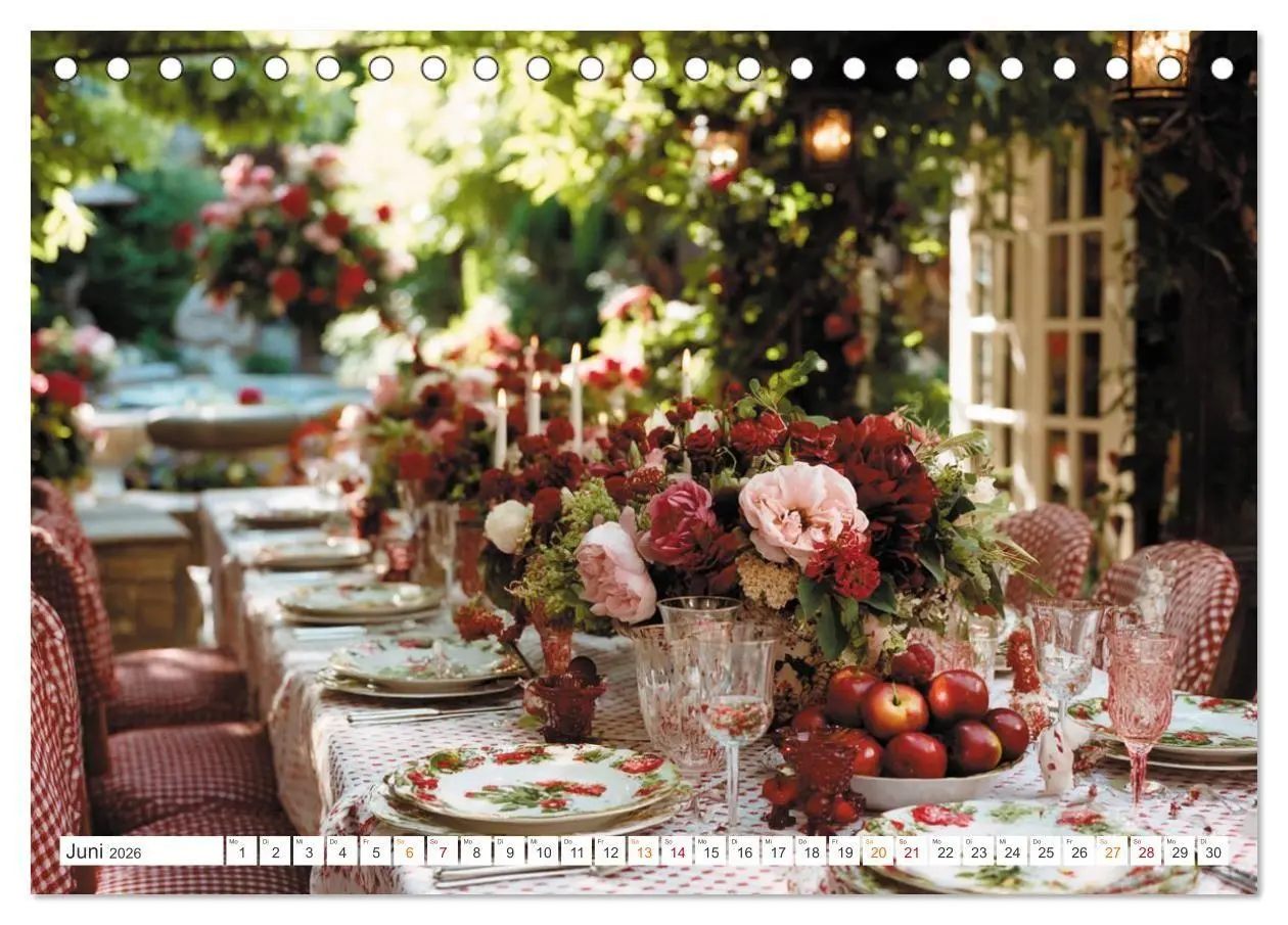 Bild: 9783516738834 | Kulinarische Eleganz (Tischkalender 2026 DIN A5 quer), CALVENDO...