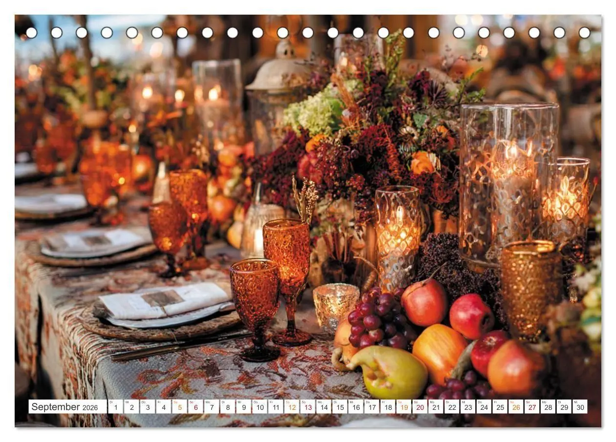 Bild: 9783516738834 | Kulinarische Eleganz (Tischkalender 2026 DIN A5 quer), CALVENDO...