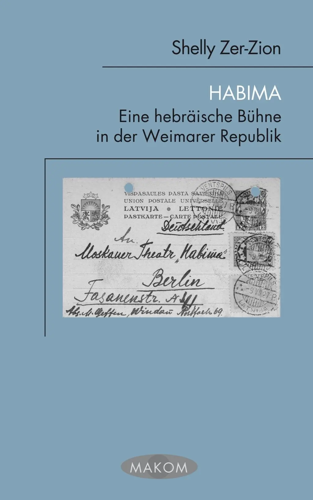 Cover: 9783770558834 | Habima | Eine hebräische Bühne in der Weimarer Republik, Makom 12
