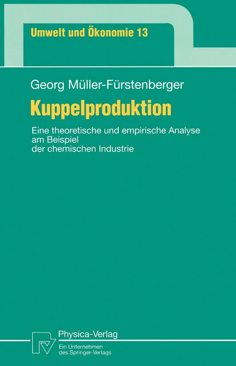 Cover: 9783790808834 | Kuppelproduktion | Georg Müller-Fürstenberger | Taschenbuch | xiv