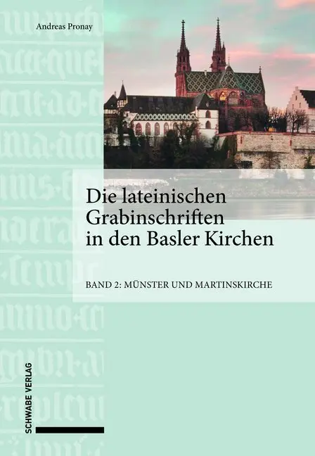 Cover: 9783796538834 | Die lateinischen Grabinschriften in den Basler Kirchen | Pronay | Buch