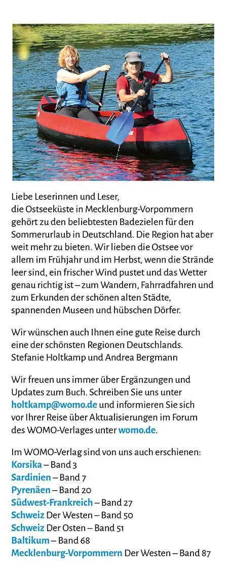 Autor: 9783869038834 | Entdeckertouren mit dem Wohnmobil Mecklenburg-Vorpommern Der Osten
