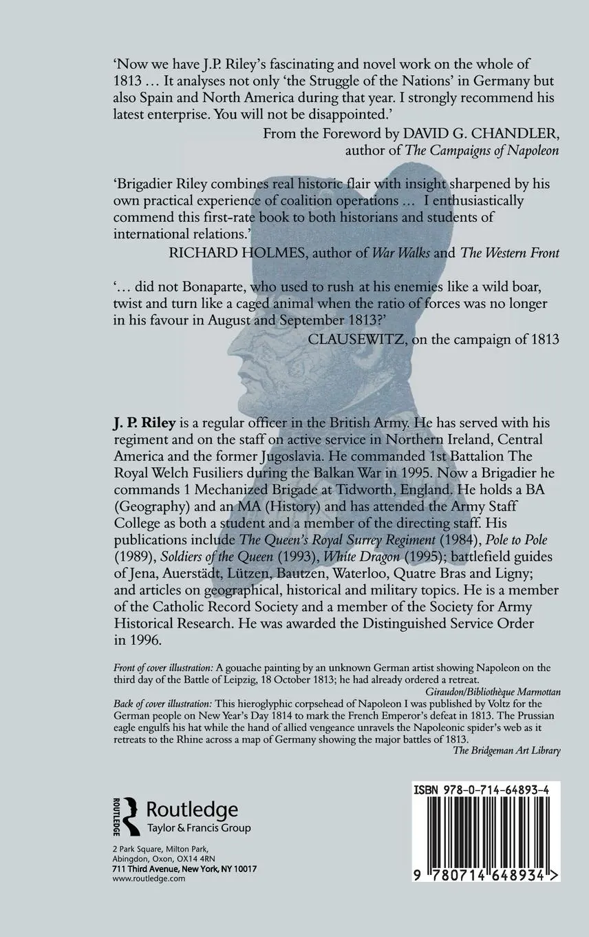 Rückseite: 9780714648934 | Napoleon and the World War of 1813 | Lessons in Coalition Warfighting