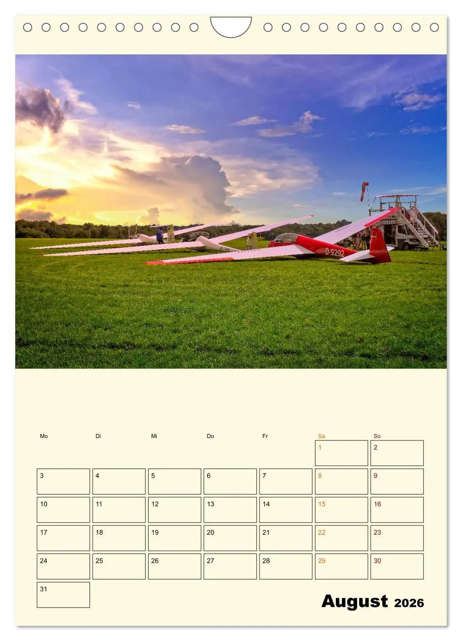 Bild: 9783516348934 | Segelfliegen - dem Himmel ganz nah (Wandkalender 2026 DIN A4 hoch),...