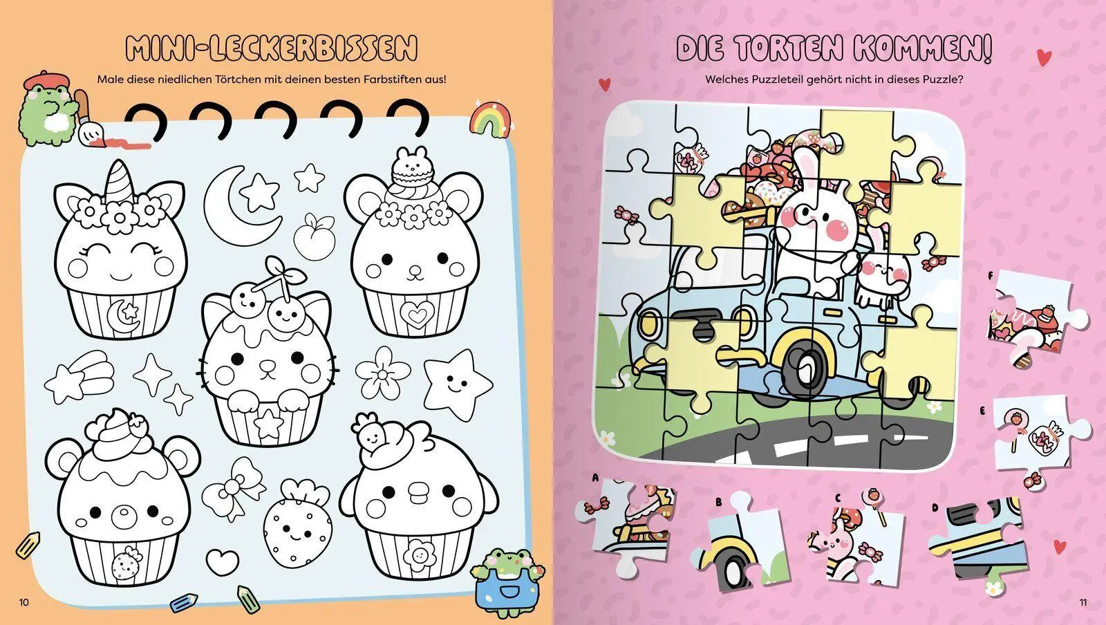 Bild: 9783741528934 | Cupcakes Kawaii - Mal-und Rätselbuch | Bruce Em | Taschenbuch | 48 S.