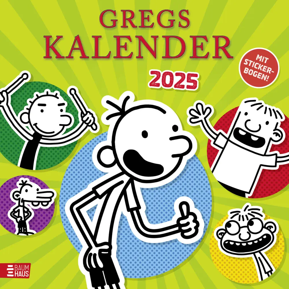 Cover: 9783833908934 | Gregs Kalender 2025 | Jeff Kinney | Kalender | Kalender | Deutsch