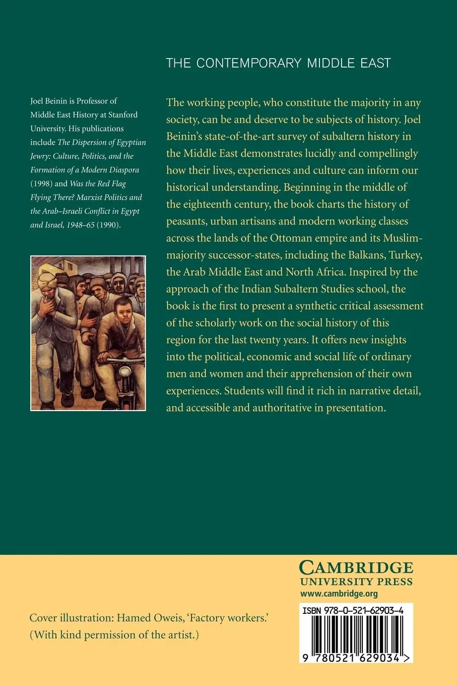 Rückseite: 9780521629034 | Workers and Peasants in the Modern Middle East | Joel Beinin | Buch