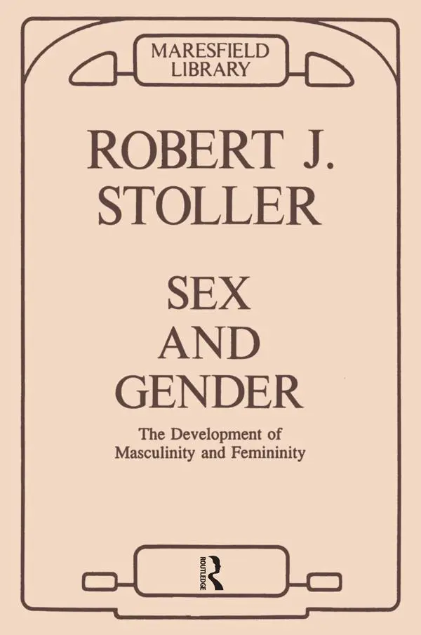 Cover: 9780946439034 | Sex and Gender | The Development of Masculinity and Femininity | Buch