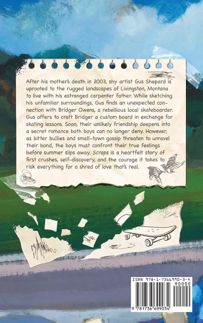 Rückseite: 9781736699034 | Scraps | A Gay Skateboarding Romance Novel | Matthew Francis | Buch